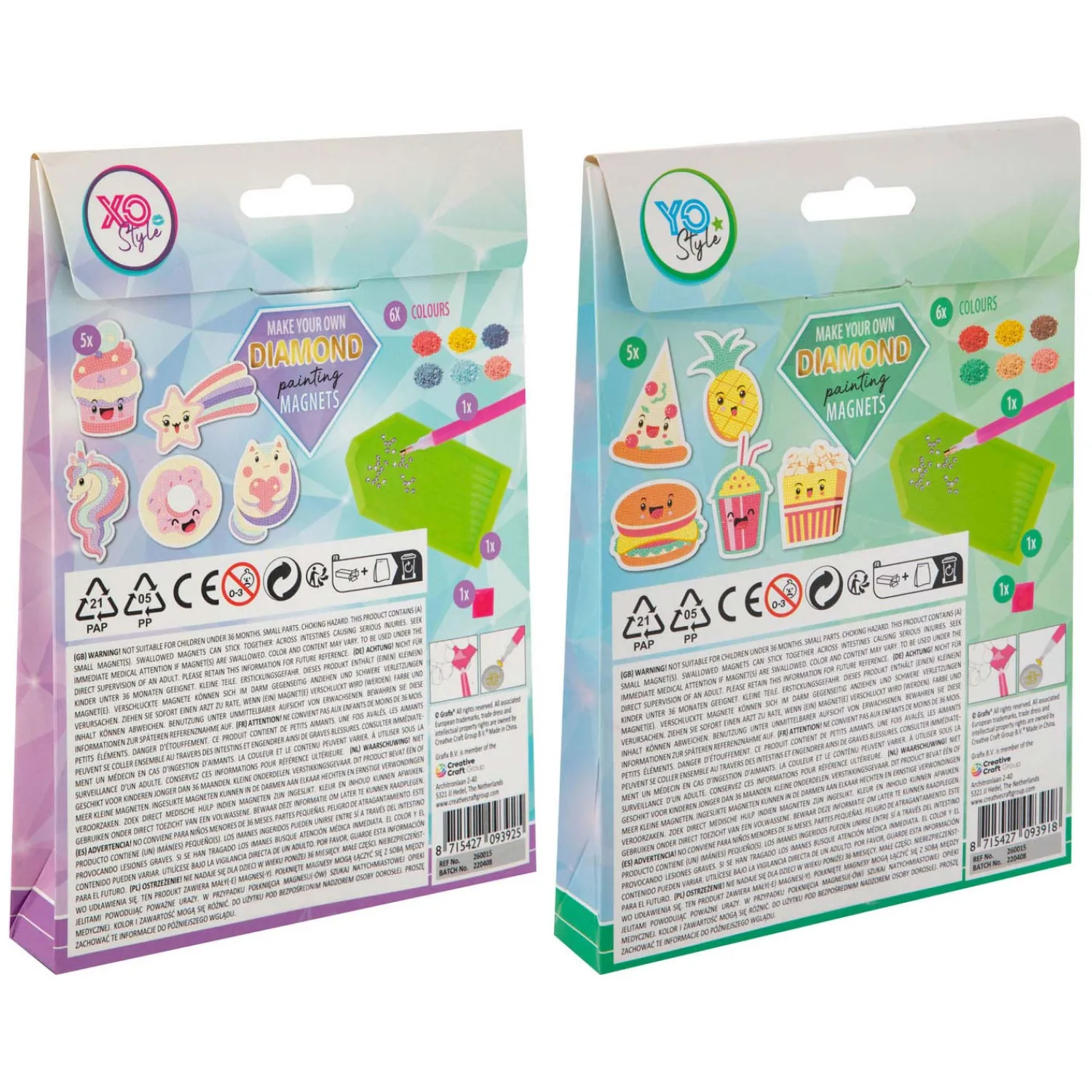 Grafix Maak je eigen Diamond Painting Magneten Best