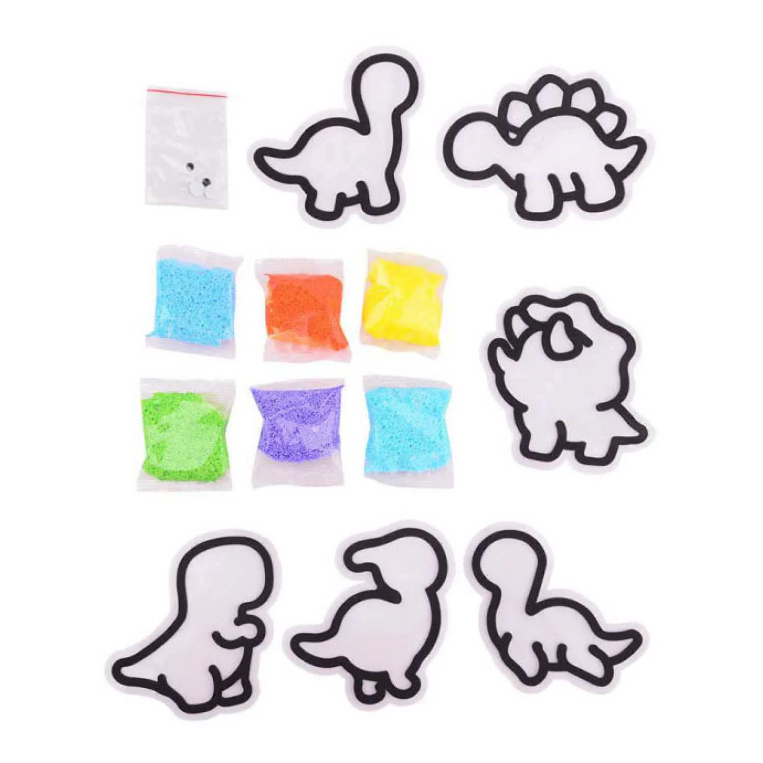 Johntoy Maak je eigen Dino Foam Stickers Outlet