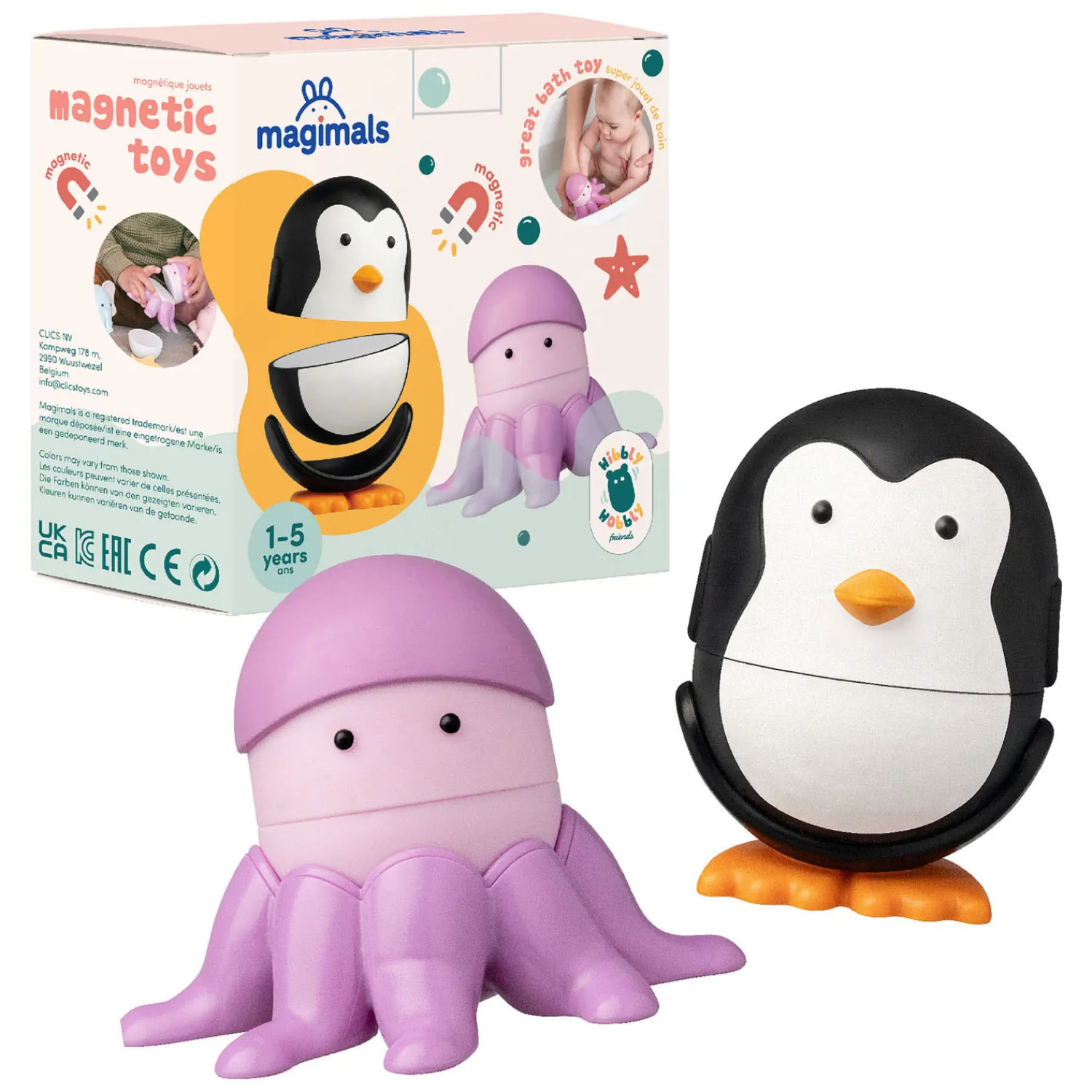 Magimals Wibly Wobly Sealife Magnetisch Speelgoed-Clics Sale