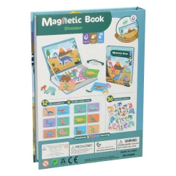 Magnetisch Boek - Dinosaurus, 36dlg. New