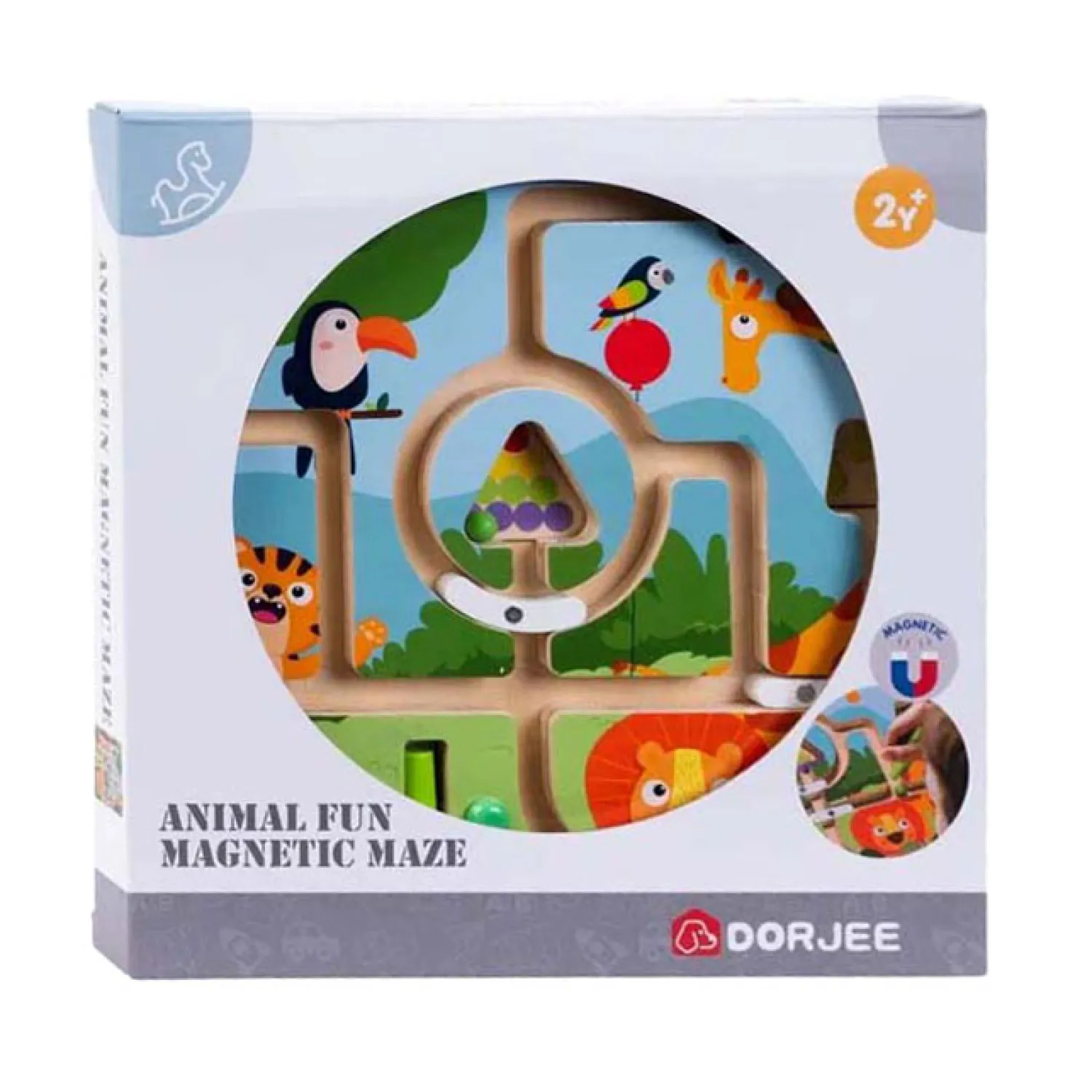 Magnetisch Labyrinth Dieren - 22x22cm- Best
