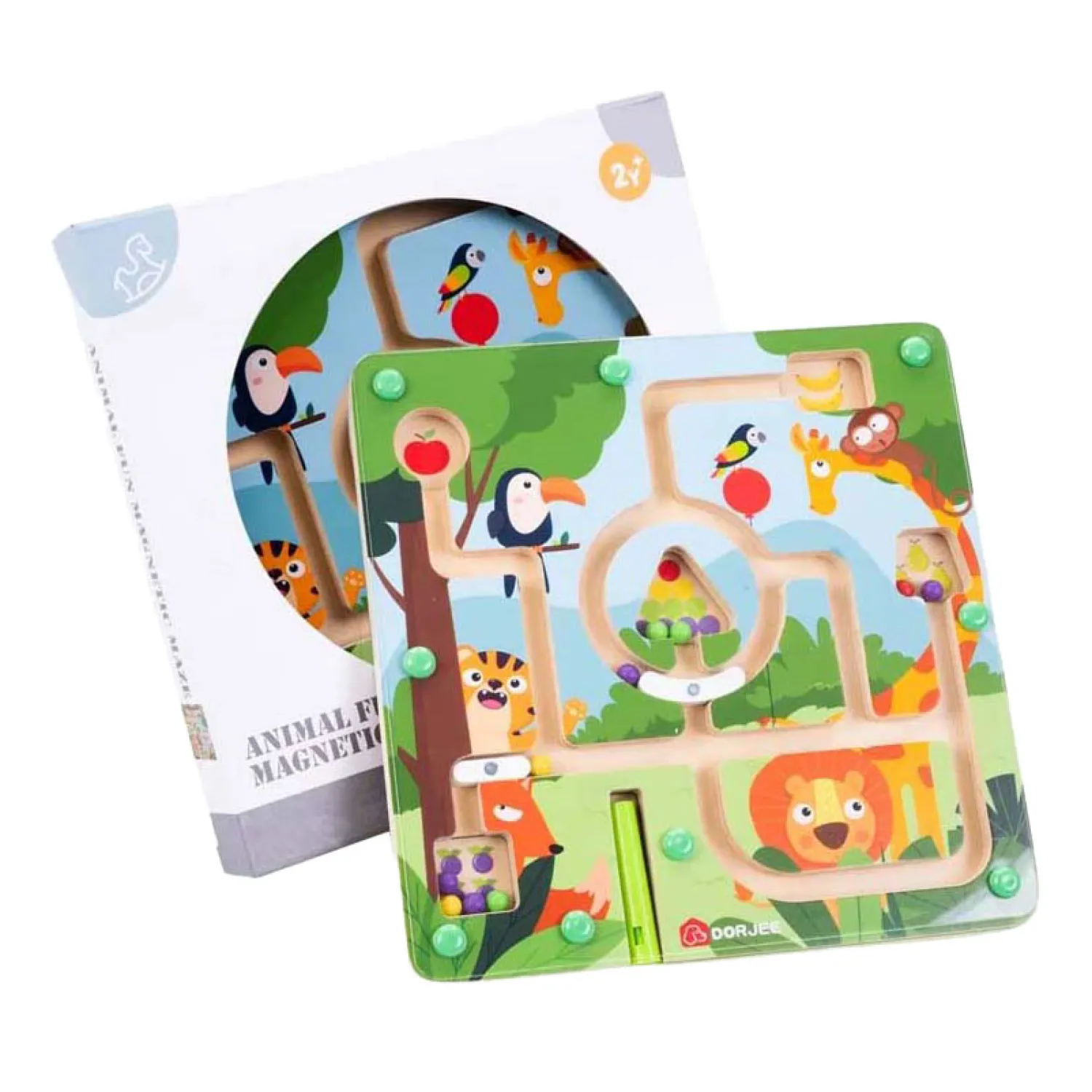 Magnetisch Labyrinth Dieren - 22x22cm- Best