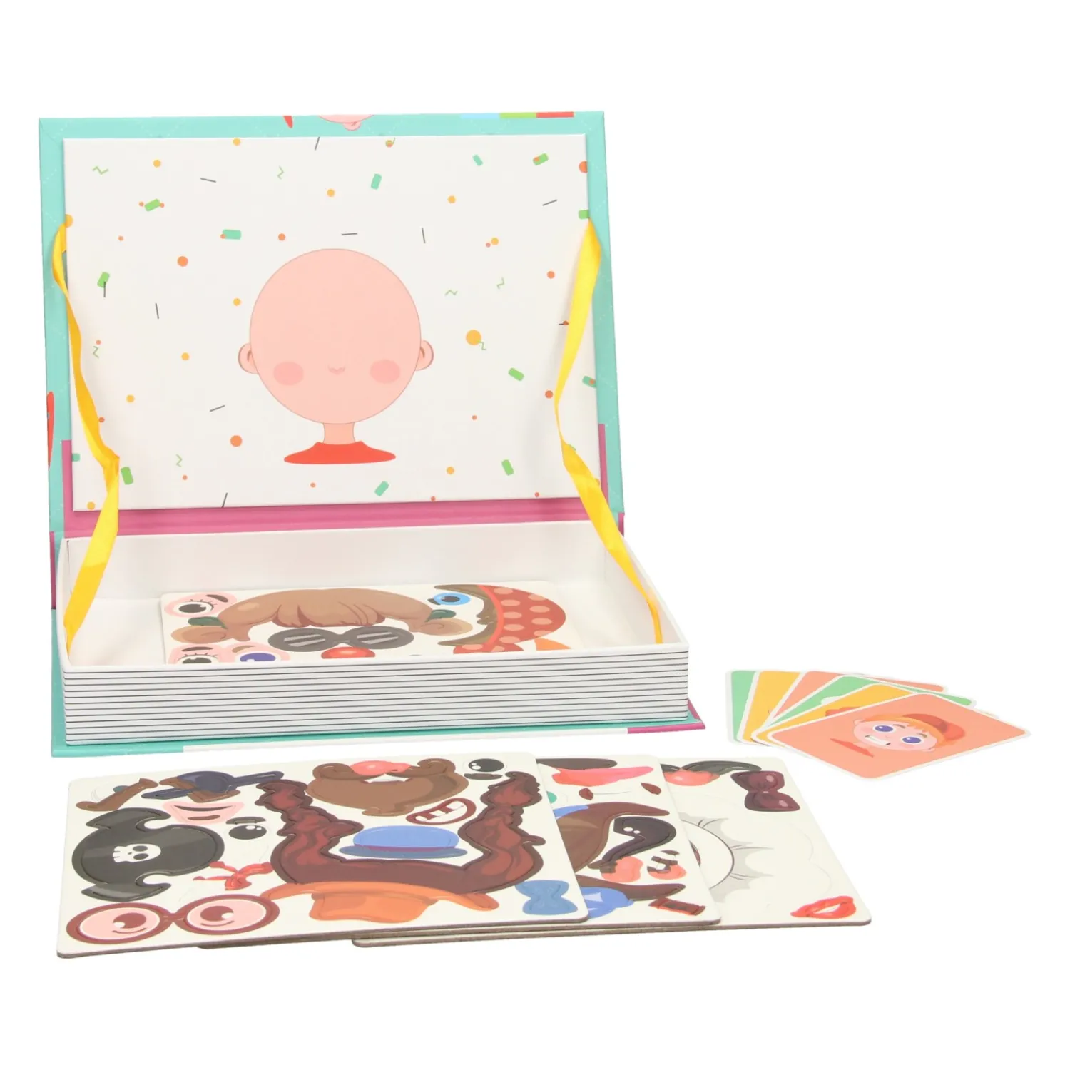 Magnetisch Opbergboek - Gekke Gezichten, 55dlg.> Outlet