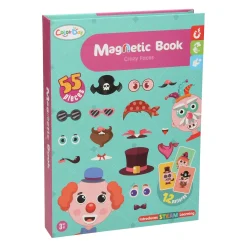 Magnetisch Opbergboek - Gekke Gezichten, 55dlg.> Outlet