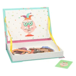 Magnetisch Opbergboek - Gekke Gezichten, 55dlg.><noscript><img width=
