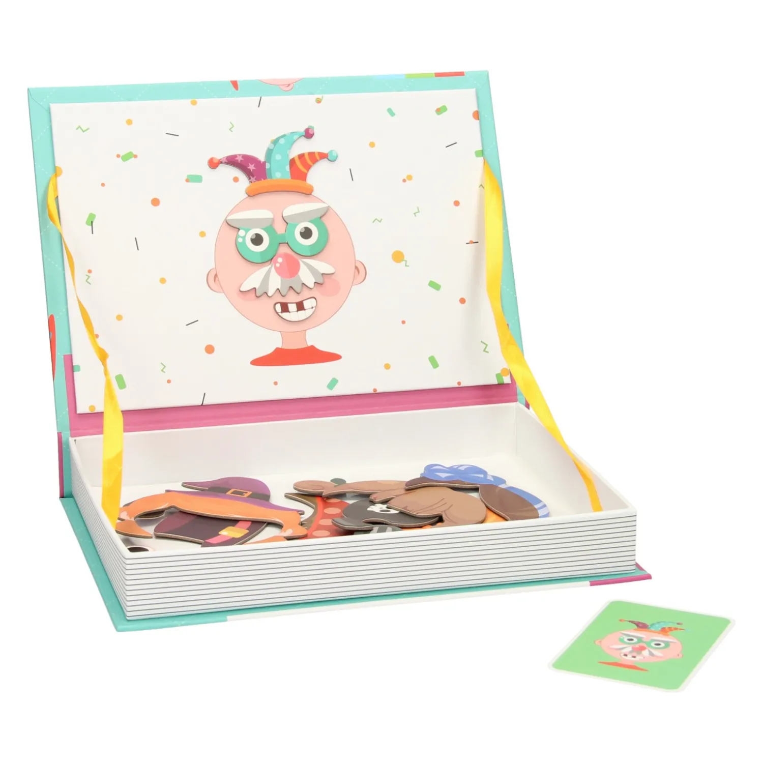Magnetisch Opbergboek - Gekke Gezichten, 55dlg.> Outlet