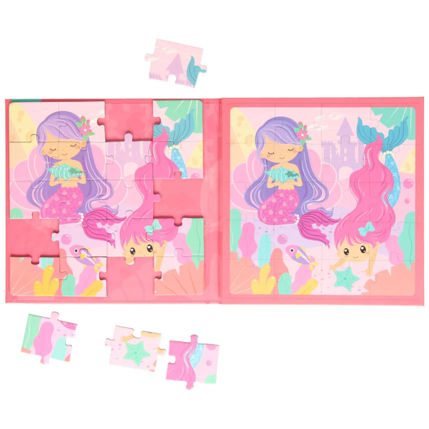 Magnetisch Puzzelboek Zeemeermin- Outlet