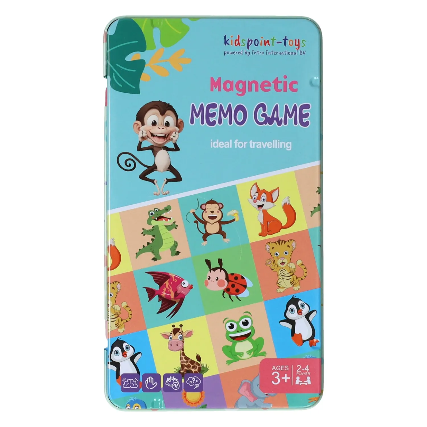 Magnetische Reisspel in Blik Memo- Best