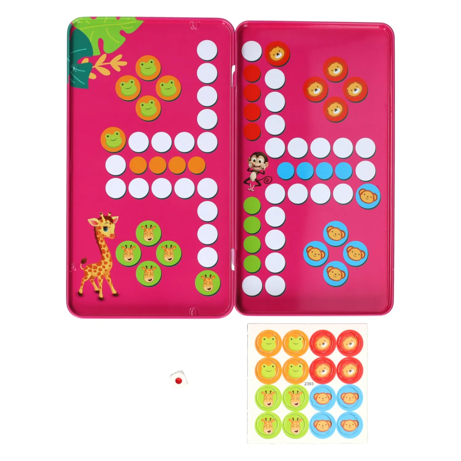 Magnetische Reisspel in Blik Ludo Outlet