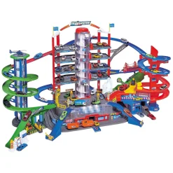 Super City Garage met 6 Voertuigen-Majorette Outlet