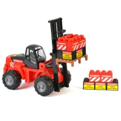 Mammoet Heftruck met Bouwblokken-Mammoet Toys Clearance