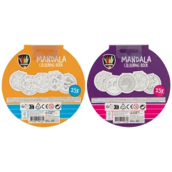 Mandala Kleurboek, 25 Kleurplaten><noscript><img width=