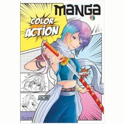 Manga Color Action Kleurboek-Boek Specials Nederland BV New