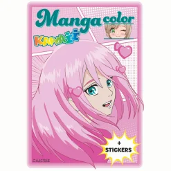 Manga Color Kawaii en Stickers Kleurboek>Boek Specials Nederland BV New