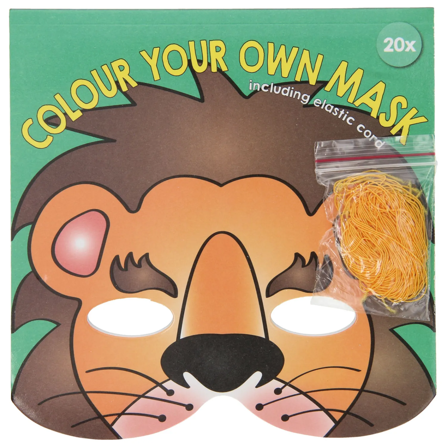 Maskers Maken Knutselboek Dieren, 20st>