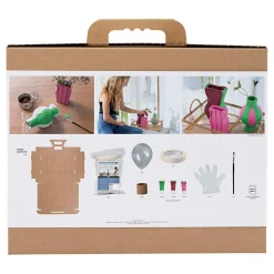 Creativ Company Maxi hobbyset Boetseren Vazen van Papier-Mache Outlet