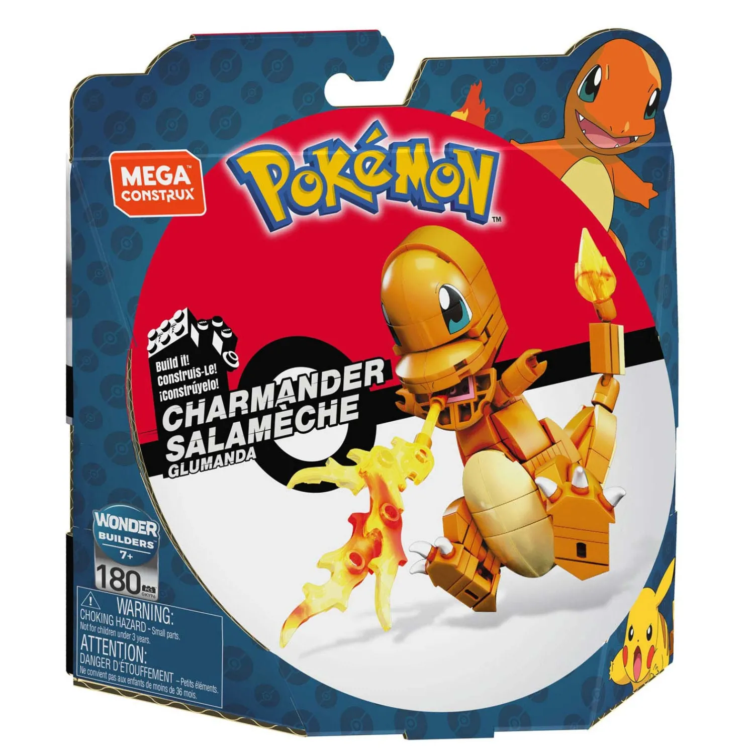 Mega Construx Pokémon Bouwset - Charmander - 180dlg.>Mattel Best