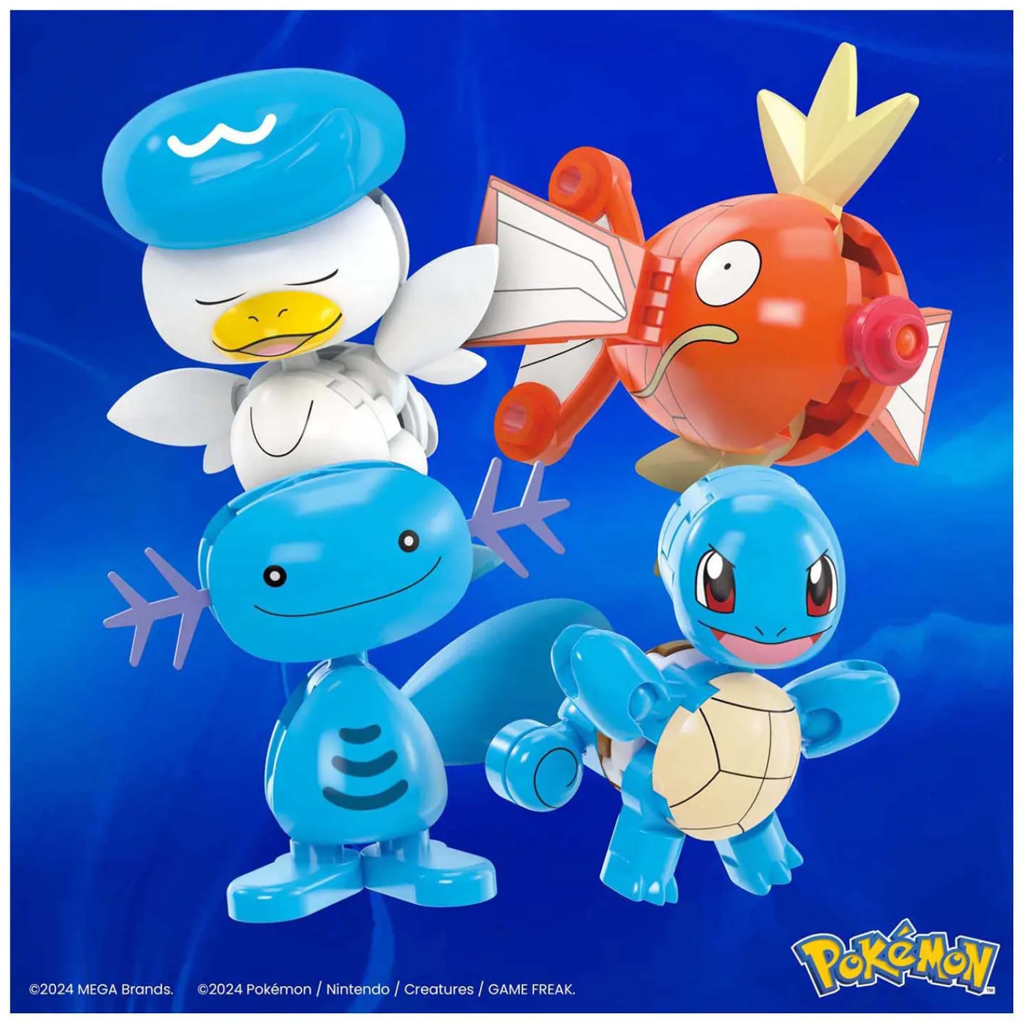 Mega Construx Pokémon Bouwset - Magikarp, Shellder en Quaxly-Mega Bloks Best