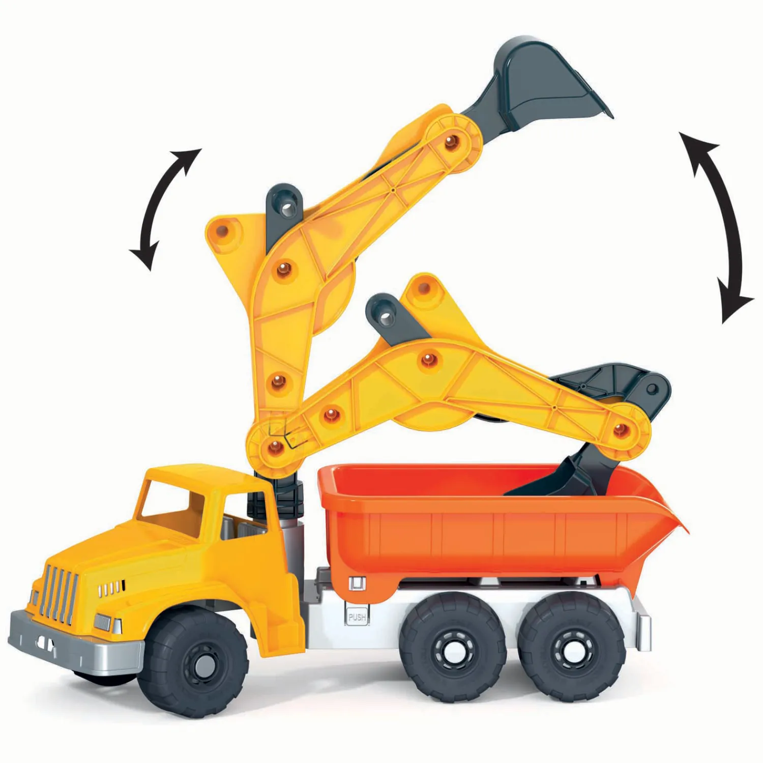 Mega Kiepvrachtwagen met Grijper, 75cm-Androni Online