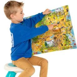 Mega Kinderatlas van de Dieren-Mondikaarten New
