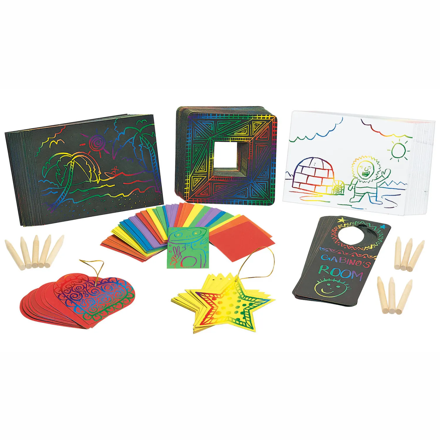 Mega Knutselset Kraskunst, 166dlg.-Colorations Sale