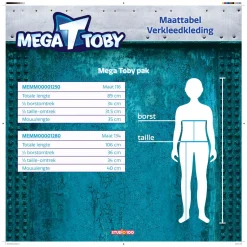 Mega Mindy Verkleedpak Toby, 3-5 jaar>Studio 100 New