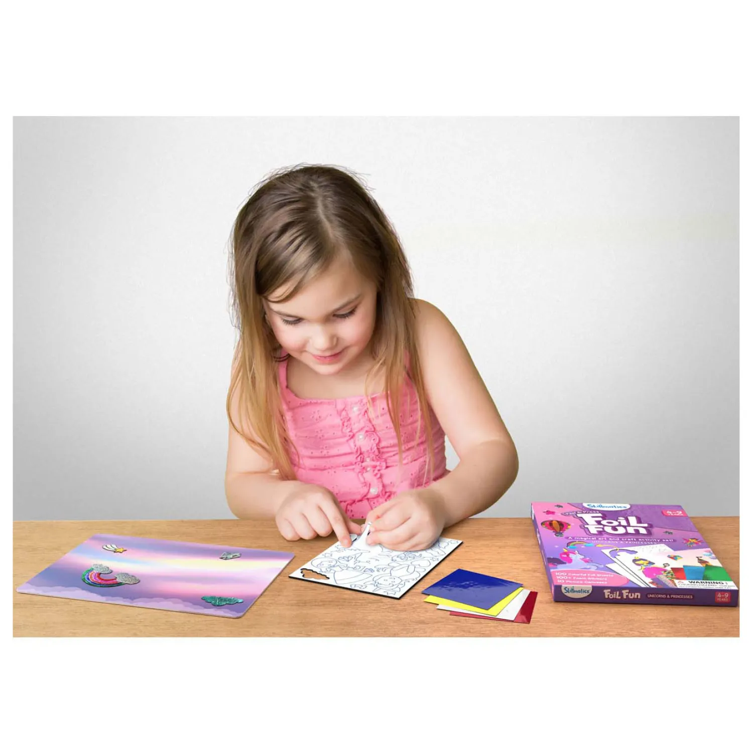 Foil Fun Stickers Maken Prinses & Eenhoorn. 100 Stickers-Megableu Outlet