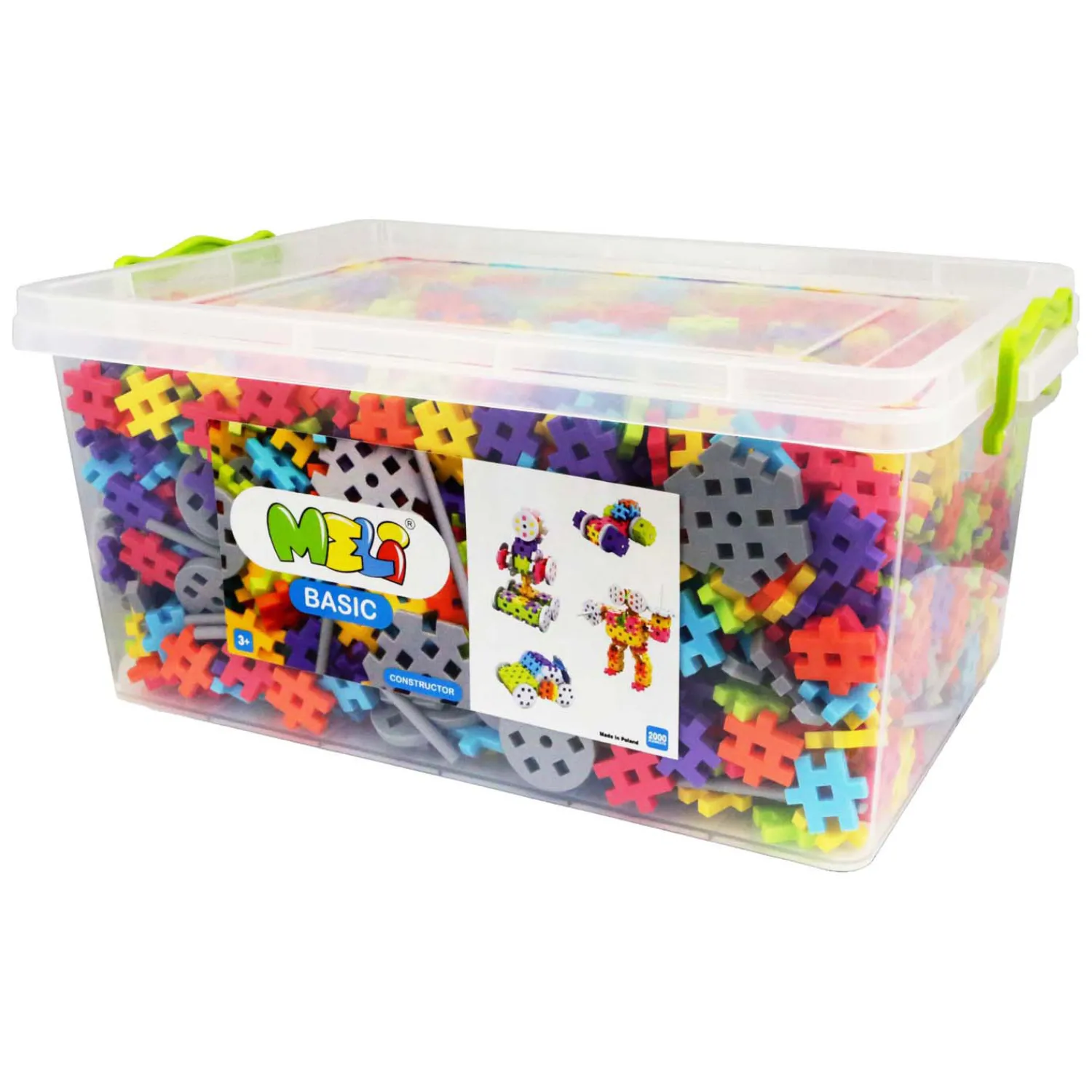 Basic Constructieblokken, 2000dlg.-Meli New