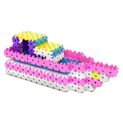 Basic Roze Bouwblokken, 1000dlg.-Meli