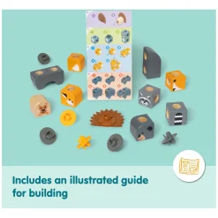 Spin Master Melissa & Doug - Blockables Speelset Bosvriendjes - 16dlg. Hot