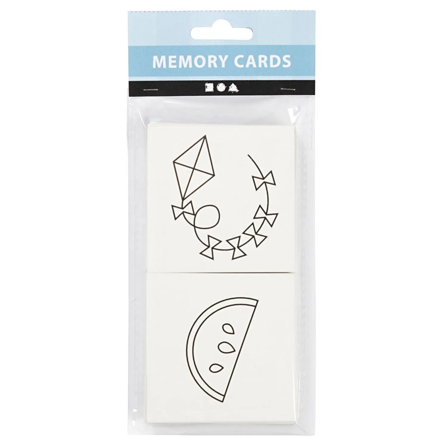 Creativ Company Memo Kaarten Wit, 13 Paren New