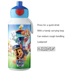 Drinkfles Pop-Up Campus 400 ml - PAW Patrol Pups>Mepal New