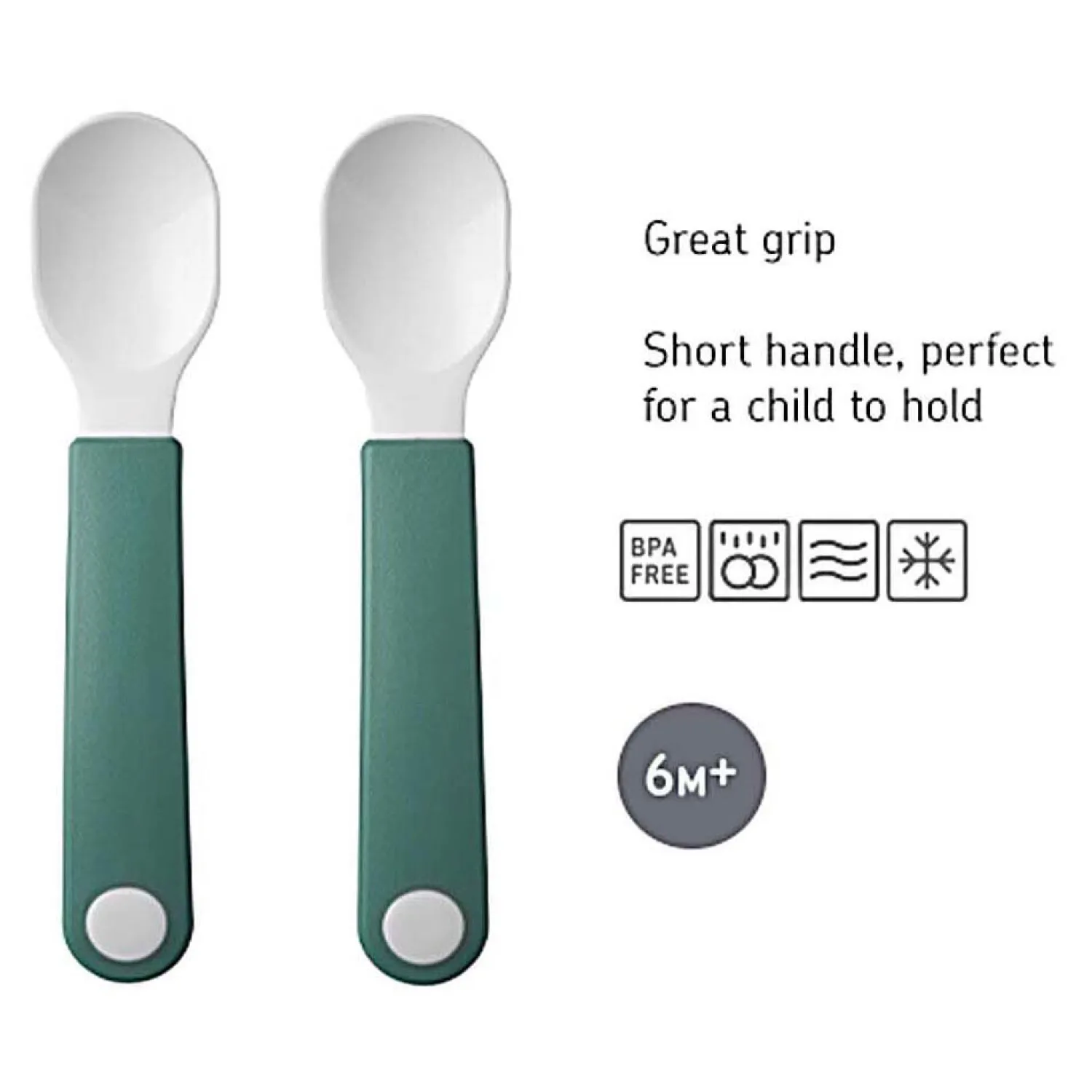 Mepal Set Oefenlepel Mio - Little Dutch Sailors Bay, 2dlg. Hot