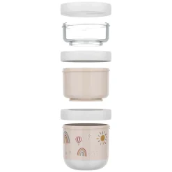 Mepal Snackbox Stack Mio - Sunshine & Rainbow, 3dlg Best