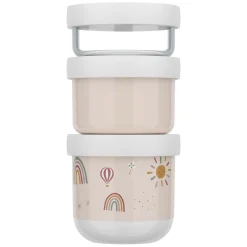 Mepal Snackbox Stack Mio - Sunshine & Rainbow, 3dlg Best