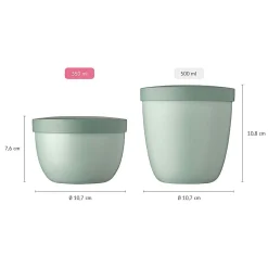 Snackpot Ellipse 350 ml - Nordic Sage-Mepal Online