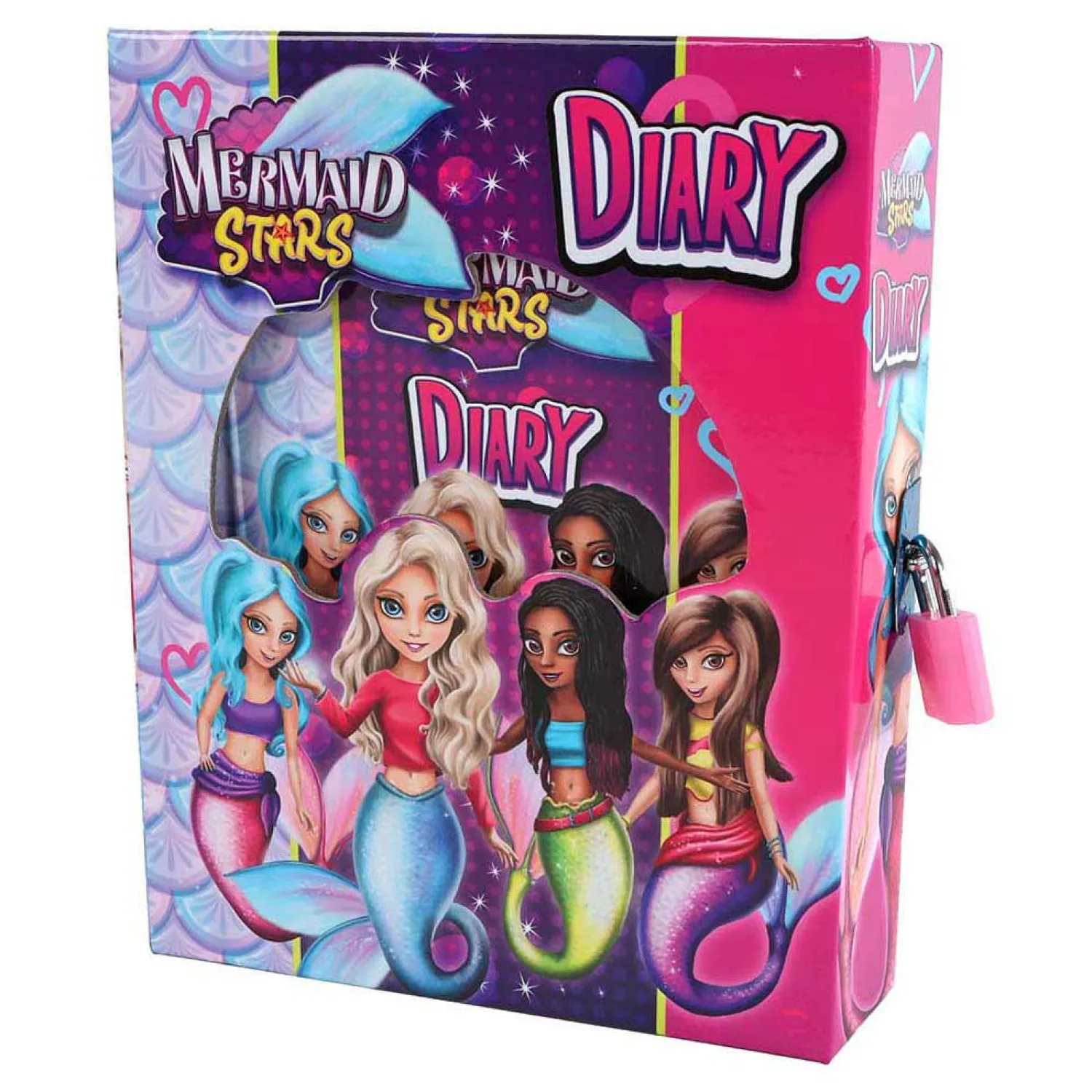 Mermaid Stars Dagboek met Bewaardoos en Slotje- Best