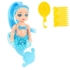 Mermaids Zeemeerminpop met Kammetjes, 12cm-Toi-Toys New