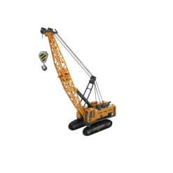 METAL Bouwvoertuig -kraanwagen mt rupsbanden 1:55-Toi-Toys Hot