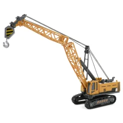 METAL Bouwvoertuig -kraanwagen mt rupsbanden 1:55-Toi-Toys Hot