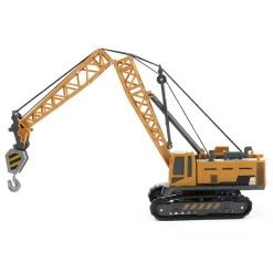 METAL Bouwvoertuig -kraanwagen mt rupsbanden 1:55-Toi-Toys Hot