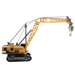 METAL Bouwvoertuig -kraanwagen mt rupsbanden 1:55-Toi-Toys Hot