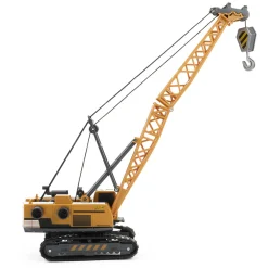 METAL Bouwvoertuig -kraanwagen mt rupsbanden 1:55-Toi-Toys Hot