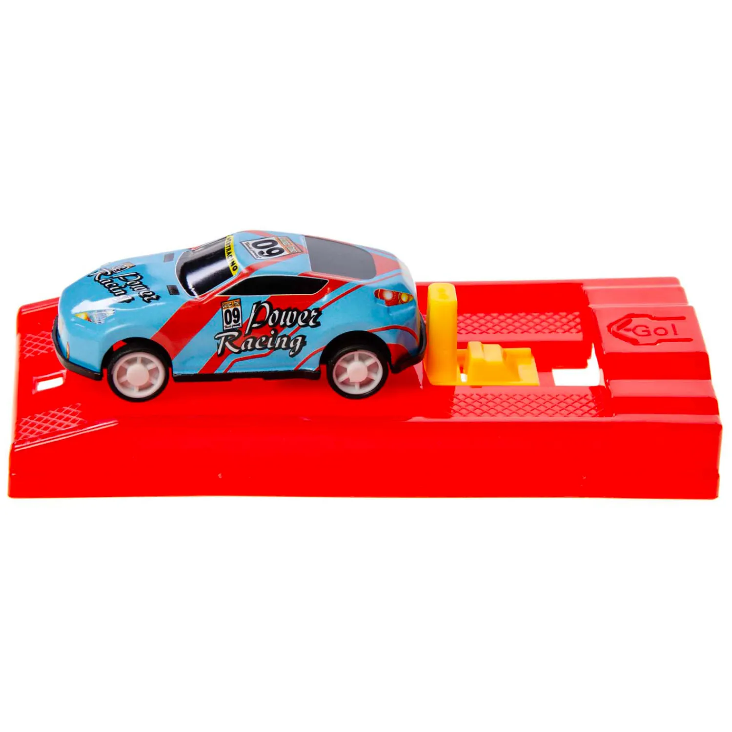 Metalen Auto met Afschiet Racebaan>Duckiez Sale