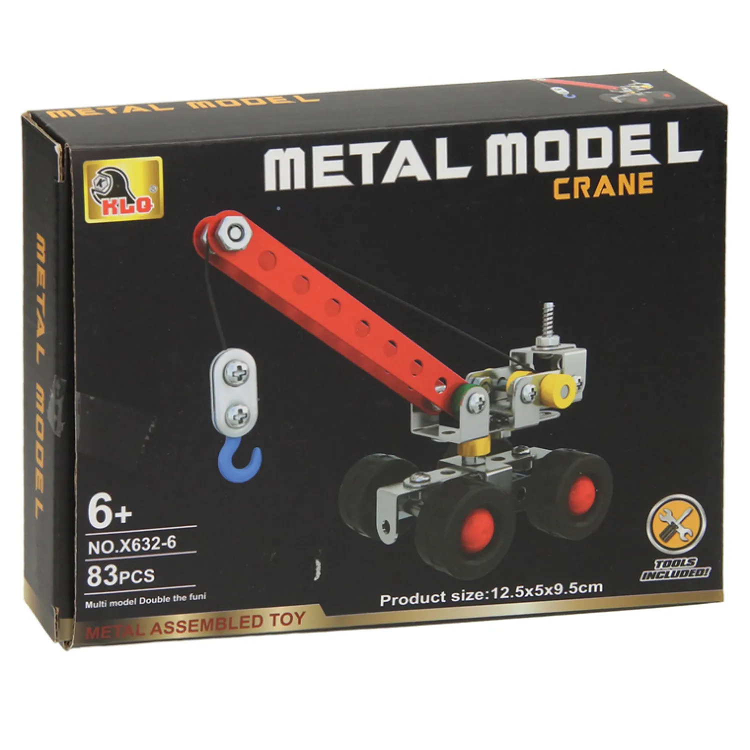 Metalen Bouwpakket Kraan, 83dlg> Hot