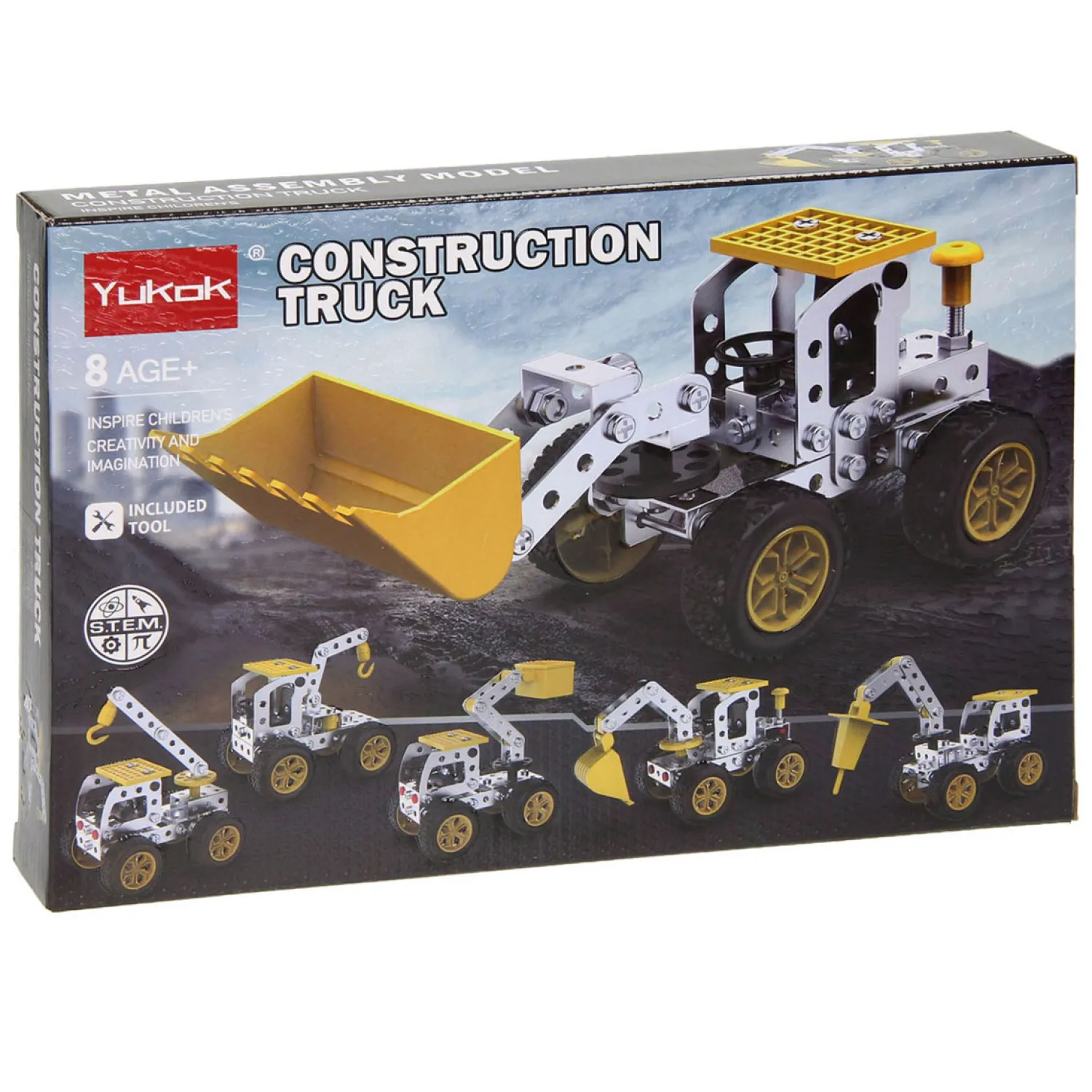 Metalen Bouwpakket Truck met Hoogwerker, 115dlg. New