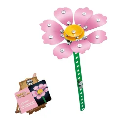Metalen Bouwset Roze Bloem- Sale