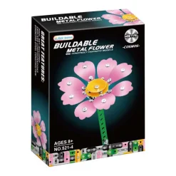 Metalen Bouwset Roze Bloem- Sale