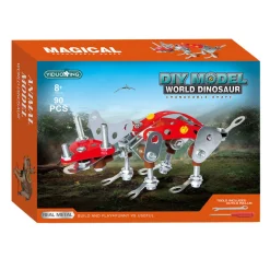 Metalen Constructieset Triceratops, 90dlg.> New