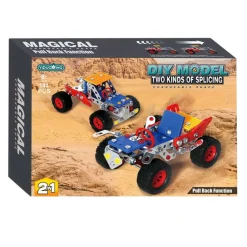 Metalen Constructieset Voertuigen 2in1 Pull Back, 144dlg. Discount